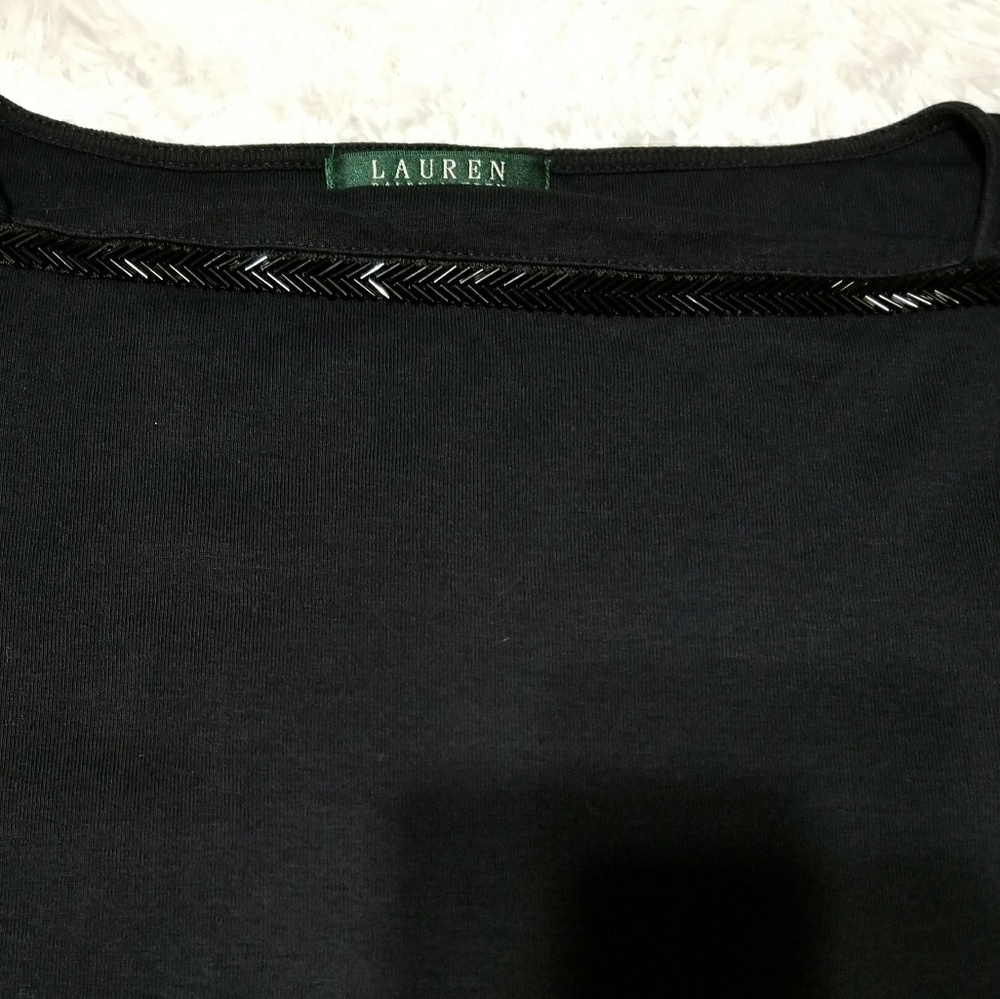 Ralph Lauren Women's Black Long Sleeve Blouse - Picture 4 of 5